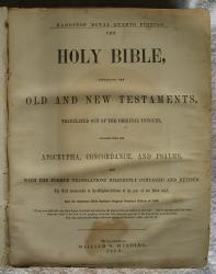 1860 Bible title page